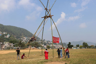 दशैं पर्व : माटोले सिंगारिन छाेडे घरका भित्ता, हराउँदै चङ्गा उडाउने चलन